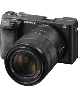 Безогледален фотоапарат Sony - A6400, 18-135mm OSS, Black
