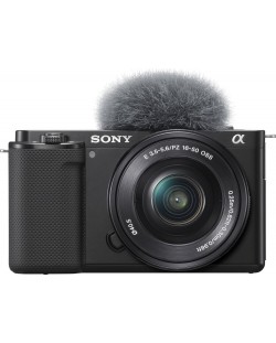 Компактен фотоапарат за влогинг Sony - ZV-E10, E PZ 16-50mm