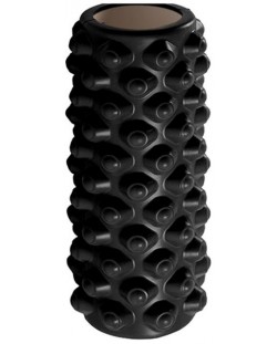 Фоумролер за йога Maxima - 33 х 14 х 14 cm, черен