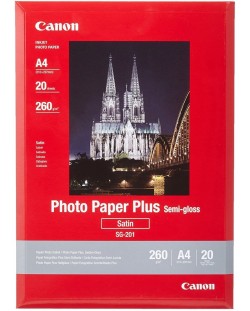 Фото хартия Canon - SG-201, A4, 260 g/m2, Semi-glossy