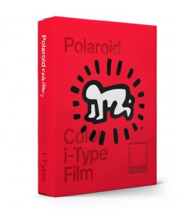 Фотофилм Polaroid -  i-Type, Keith Haring 2021 Edition, червен