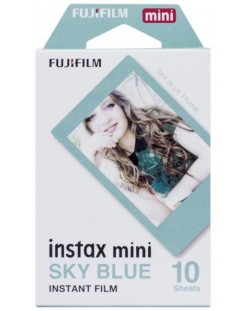 Фотохартия Fujifilm - за instax mini, Blue, 10 броя