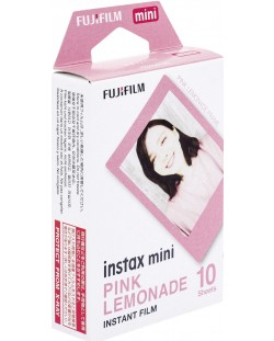 Фотохартия Fujifilm - за instax mini, Pink Lemonade, 10 броя