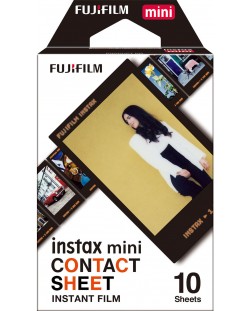 Фотохартия Fujifilm - instax mini, Color Film mini Contact, 10 броя