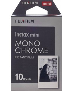 Фотохартия Fujifilm - за instax mini, Monochrome, 10 броя
