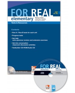 For real Elementary: Английски език - ниво A1 и A2 (книга с тестове и ресурси + CD)