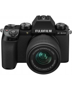 Фотоапарат Fujifilm - X-S10, XC 15-45mm f/3.5-5.6 OIS PZ XC, черен