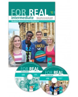 For Real Intermediate: Английски език - ниво В2 (книга за ученика с работна тетрадка + CD)