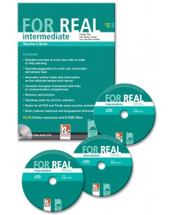 For Real Intermediate: Английски език - ниво В2 (Книга за учителя + 3 CDs)