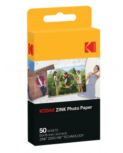 Фотохартия Kodak - Zink 2x3", 50 pack