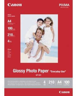 Фотохартия Canon - GP-501, A4, 100 листа