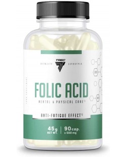 Folic Acid, 400 mcg, 90 капсули, Trec Nutrition