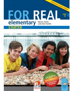 For real Elementary Starter: Английски език - ниво A1 и A2 (преговорна книга)