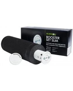 Фоумролер с масажор Blackroll - Booster Set Slim, черен