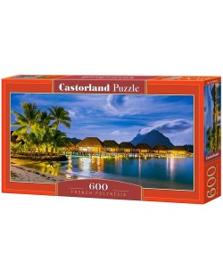 Панорамен пъзел Castorland от 600 части - Френската Полинезия