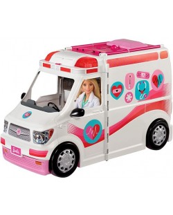 Игрален комплект Mattel Barbie - Линейка с мобилна клиника