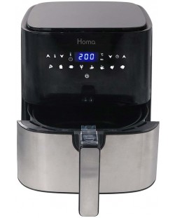 Уред за готвене с горещ въздух Homa - HF-355D, 1450W, черен/сребрист