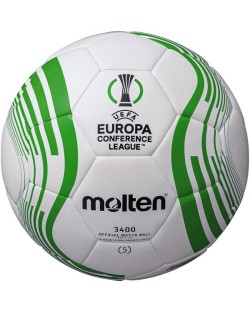 Футболна топка Molten - F5C3400, Размер 5, бяла
