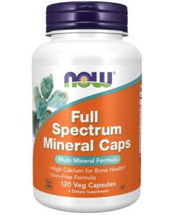 Full Spectrum Mineral Caps, 120 капсули, Now