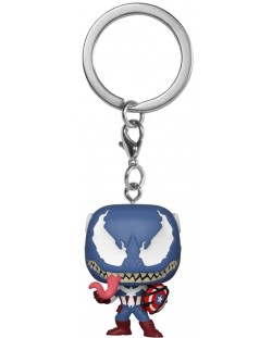 Ключодържател Funko Pocket POP! Marvel: Venom - Vemonized (Captain America)