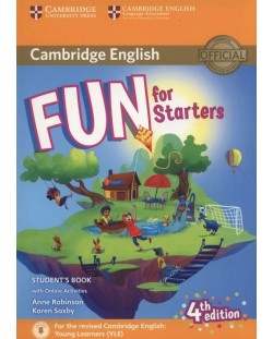 Fun for Starters: Student's Book with Audio and Online activities (4th edition) / Английски за деца: Учебник с аудио и онлайн активности