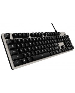 Механична клавиатура Logitech G413, сребриста - Romer-G суичове, бяла подсветка (разопакована)