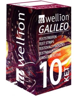 Galileo Тест ленти за кетони, 10 броя, Wellion