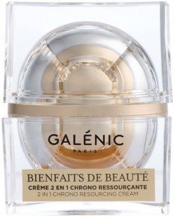 Galenic Подмладяващ крем 2 в 1 Bienfaits De Beaute, 50 ml