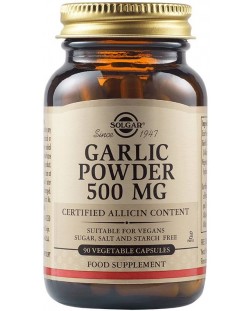 Garlic Powder, 500 mg, 90 растителни капсули, Solgar