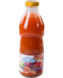 Сок Ganchev - Ябълка и морков, 750 ml