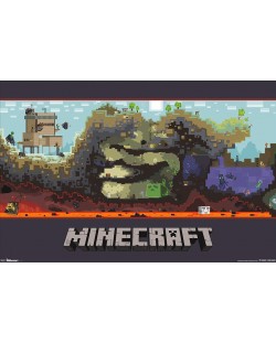 Макси плакат GB eye Games: Minecraft - Underground