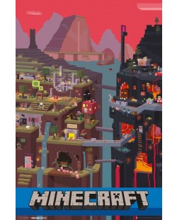 Макси плакат GB eye Games: Minecraft - World