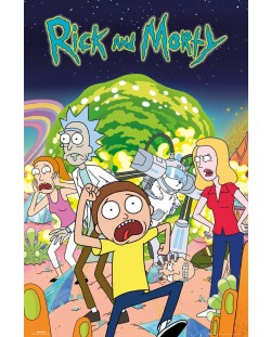 Макси плакат GB eye Animation: Rick & Morty - Group