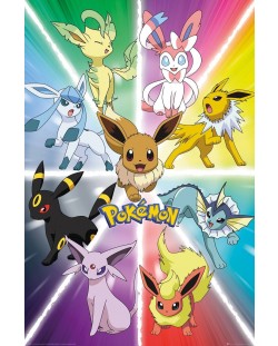 Макси плакат GB eye Animation: Pokemon - Eevee Evolution