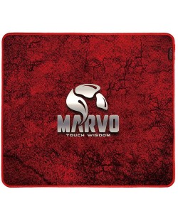 Гейминг подложка за мишка Marvo - G39, L, мека, червена