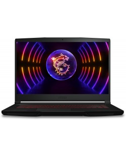 Гейминг лаптоп MSI - Thin GF63 12UC, 15.6'', i7, 144Hz, RTX3050, 8GB/5125GB