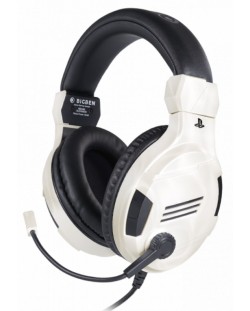 Гейминг слушалки Nacon - Bigben PS4 Official Headset V3, бели