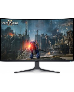 Гейминг монитор Dell - Alienware AW3225QF, 31.6'', 240Hz, 0.03 ms, OLED, Curved