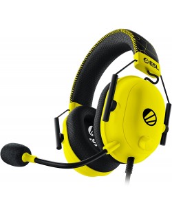 Гейминг слушалки Razer - BlackShark V2 ESL Ed., черни/жълти