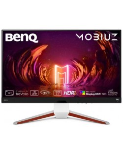 Гейминг монитор BenQ - EX3210U MOBIUZ, 32", 144Hz, FreeSync, бял