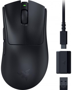 Гейминг мишка Razer - DeathAdder V3 HyperSpeed, оптична, черна