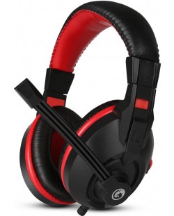 Гейминг слушалки Marvo - H8321, черни/червени