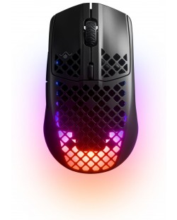 Гейминг мишка SteelSeries - Aerox 3 2022, оптична, безжична, черна