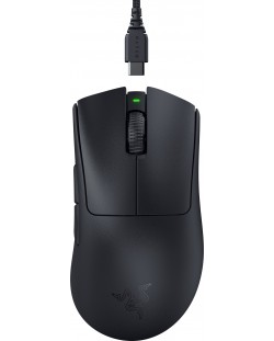 Гейминг мишка Razer - DeathAdder V3 Pro, оптична, безжична, черна