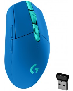 Гейминг мишка Logitech - G305 Lightspeed, оптична, синя