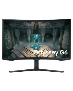 Гейминг монитор Samsung - Odyssey G6, 32",QHD,240Hz, 1ms, черен
