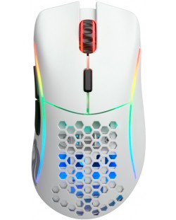 Гейминг мишка Glorious - Model D-, оптична, безжична, бяла