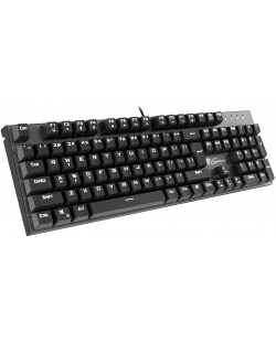 Механична клавиатура Genesis THOR 300 - бяла подсветка, за PC, черна