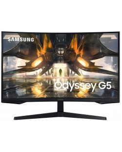 Гейминг монитор Samsung - Odyssey G5A LS32AG550EUXEN, 32", QHD, 165Hz