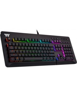 Гейминг клавиатура Thermaltake - Level 20 GT,  Cherry MX Blue, RGB, черна